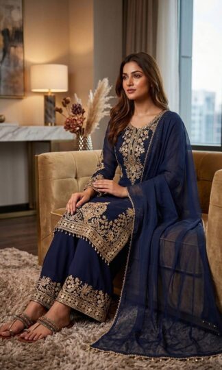 PD 1162 HEAVY PAKISTANI SUITS ONLINE WHOLESALE INDIADesigner Heavy Pakistani Suits Online Wholesale India PD 1162 Heavy Faux Georgette Pakistani Salwar Suit