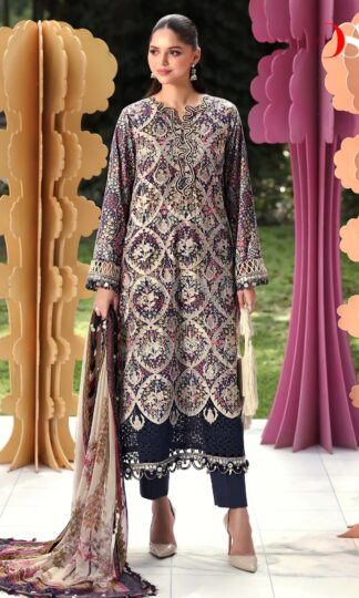 DEEPSY 2082 MARIA B. MPRINT 25-7 NX PAKISTANI SUITS WHOLESALE SURATDEEPSY MARIA B MPRINT 25-7 NX Unstitched Cotton Pakistani Suit Online India