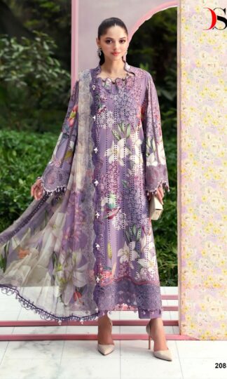 DEEPSY 2085 MARIA B. MPRINT 25-7 NX LADIES PAKISTANI SUITS SUPPLIERDEEPSY MARIA B MPRINT 25-7 NX Unstitched Cotton Pakistani Suit Online India