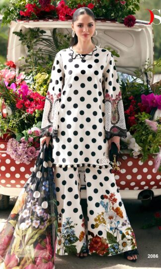 DEEPSY 2086 MARIA B. MPRINT 25-7 NX SUMMER PAKISTANI SUITS FOR WOMENDEEPSY MARIA B MPRINT 25-7 NX Unstitched Cotton Pakistani Suit Online India