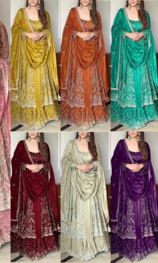 THE LIBAS COLLECTION PAKISTANI STYLE GOWN SET ONLINETHE LIBAS COLLECTION PAKISTANI STYLE GOWN SET ONLINE