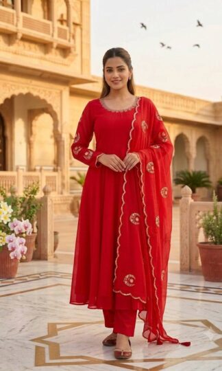 VLM 351 RED PAKISTANI ANARKALI GOWN ONLINE SHOPPINGVLM 351 RED PAKISTANI ANARKALI GOWN ONLINE SHOPPING