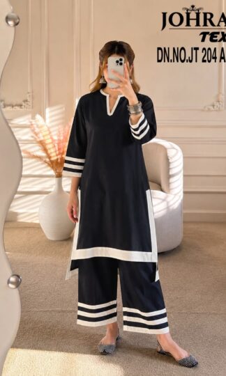 JOHRA TEX JT 204 PAKISTANI CO ORD SET MANUFATURER INDIAJOHRA TEX JT 204 Ready Made Pakistani Co-Ord Set in Viscous Rayon XL XXL 3XL