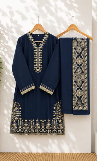 AINA ASIF READYMADE PAKISTANI SUITS ONLINE INDIAAINA ASIF Readymade Pakistani Suit in Premium Jam Satin Fabric Online India