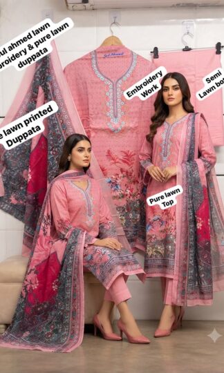 THE LIBAS COLLECTION GUL AHMED LAWN UNSTITCHED PAKISTANI SUITSGul Ahmed Lawn Pakistani Suits Online India Unstitched Embroidered Collection Wholesale