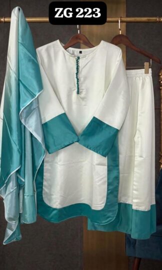 ZAHRA GLAMOUR ZG 223 PAKISTANI KURTIS ONLINE INDIAZAHRA GLAMOUR ZG 223 Readymade Pakistani Kurti in Cotton Satin XL 42 XXL 44 Size 46