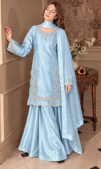 HK 1747 PAKISTANI TOP FARSHI SALWAR & DUPATTA SET ONLINE INDIAHK 1747 PAKISTANI TOP FARSHI SALWAR & DUPATTA SET ONLINE INDIA