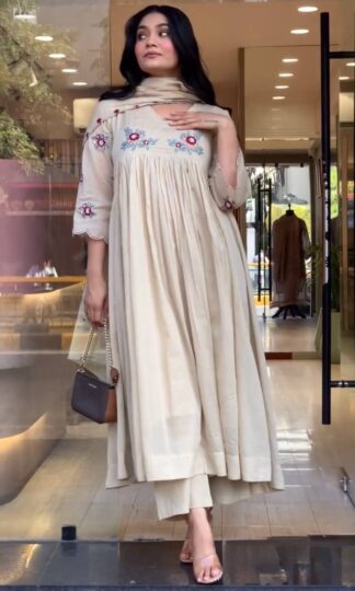 LL 055 PUR MUL ROMANI KURTI PANT & DUPATTA SET ONLINE INDIALL 055 PUR MUL ROMANI KURTI PANT & DUPATTA SET ONLINE INDIA