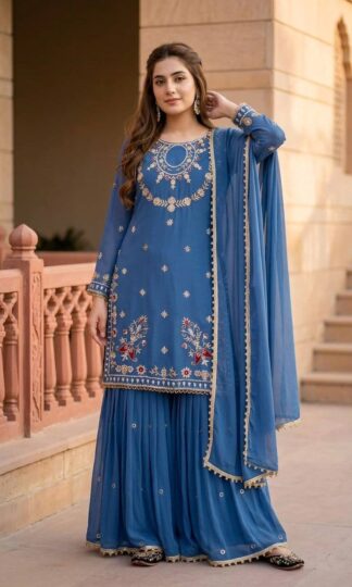 ST 252 DESIGNER PAKISTANI SHARARA SUITS ONLINE SHOPPINGST 252 DESIGNER PAKISTANI SHARARA SUITS ONLINE SHOPPING