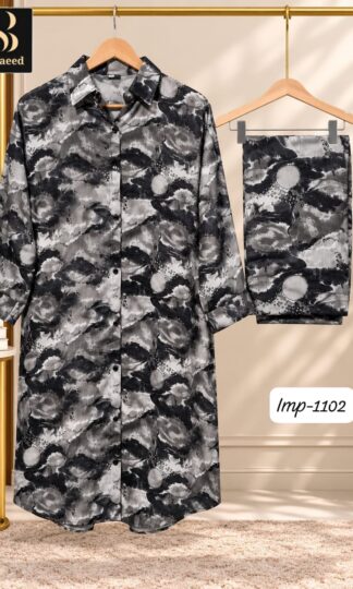 BIN SAEED IMP 1102 PAKISTANI CORD SETS ONLINE INDIABIN SAEED IMP 1102 Boutique Pakistani Cord Set Online Supplier