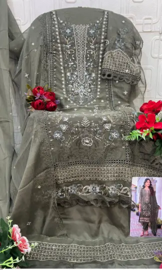ELAN STUDIO E 10 D PARTY WEAR PAKISTANI SALWAR SUITS SUPPLIERELAN STUDIO E 10 Chiffon Heavy Embroidered Pakistani Salwar Suit