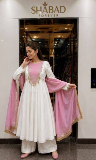 LC 1502 MASTARD YELLOW DESIGNER ANARKALI SUIT SUPPLIER INDIALC 1502 Baby Pink Designer Anarkali Suit Online Wholesale