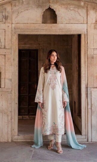 PD1158 WOMEN DESIGNER SUITS WHOLESALER INDIAPD1158 Designer Suits Wholesaler in Surat Pure Satin Rayon Embroidery Cutwork Fancy Sleeves Full Stitched M 38 L 40 XL 42 XXL 44