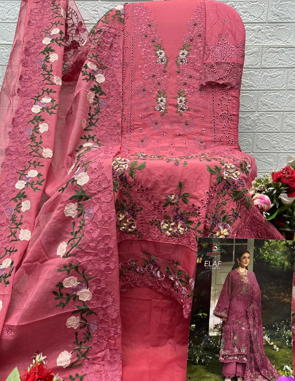 DEEPSY 2226 ELAF PREMIUM 10 LUXURY LAWN PAKISTANI SUITS WHOLESALE SURAT