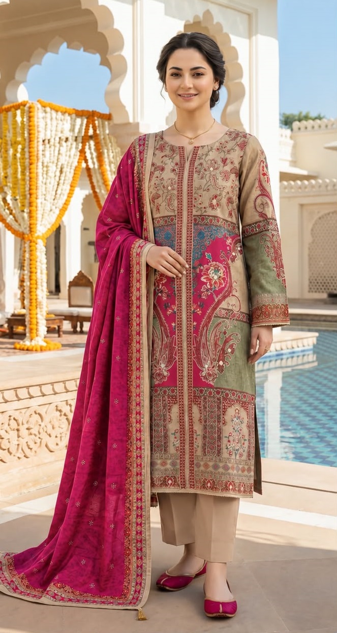 AMRUTVELA AT241 A PAKISTANI SUITS IN SINGLE PIECE (#165128)