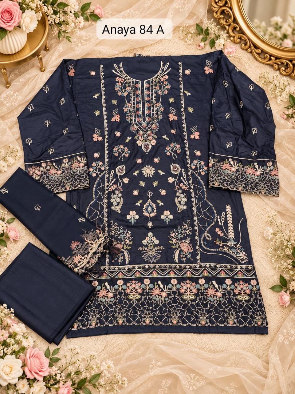AL AMRA ZF ANAYA LAWN 84 A PAKISTANI SUITS ONLINE INDIA (#166095)