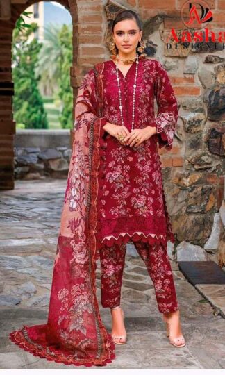 AASHA DESIGNER 1165 A PAKISTANI SUITS IN INDIAAASHA DESIGNER 1165 A PAKISTANI SUITS IN INDIA