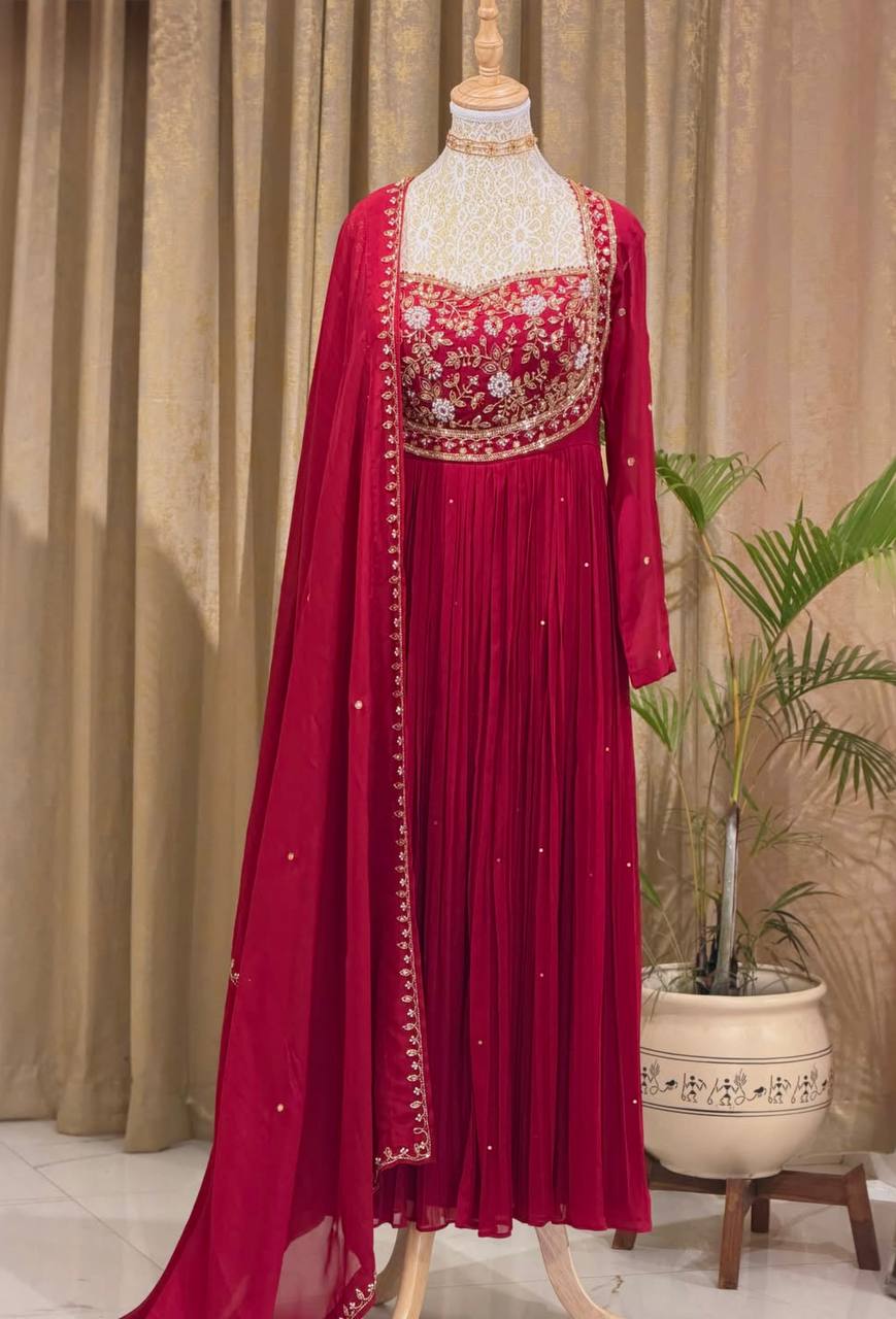 AD 251 DESIGNER INDIAN GOWN ONLINE SHOPPING (#164862)