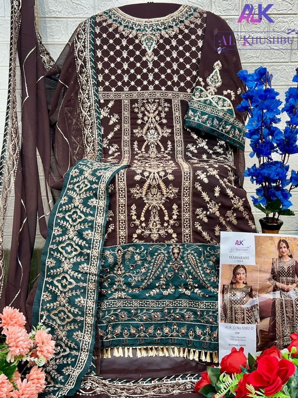 AL KHUSHBU GEORGETTE WHOLESALE OF PAKISTANI SUITS - Image 3