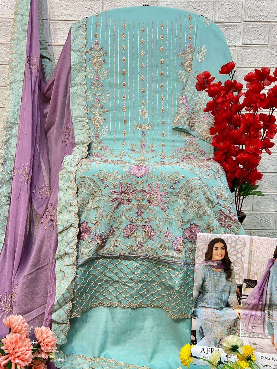 AL KHUSHBU GEORGETTE WHOLESALE OF PAKISTANI SUITS - Image 13