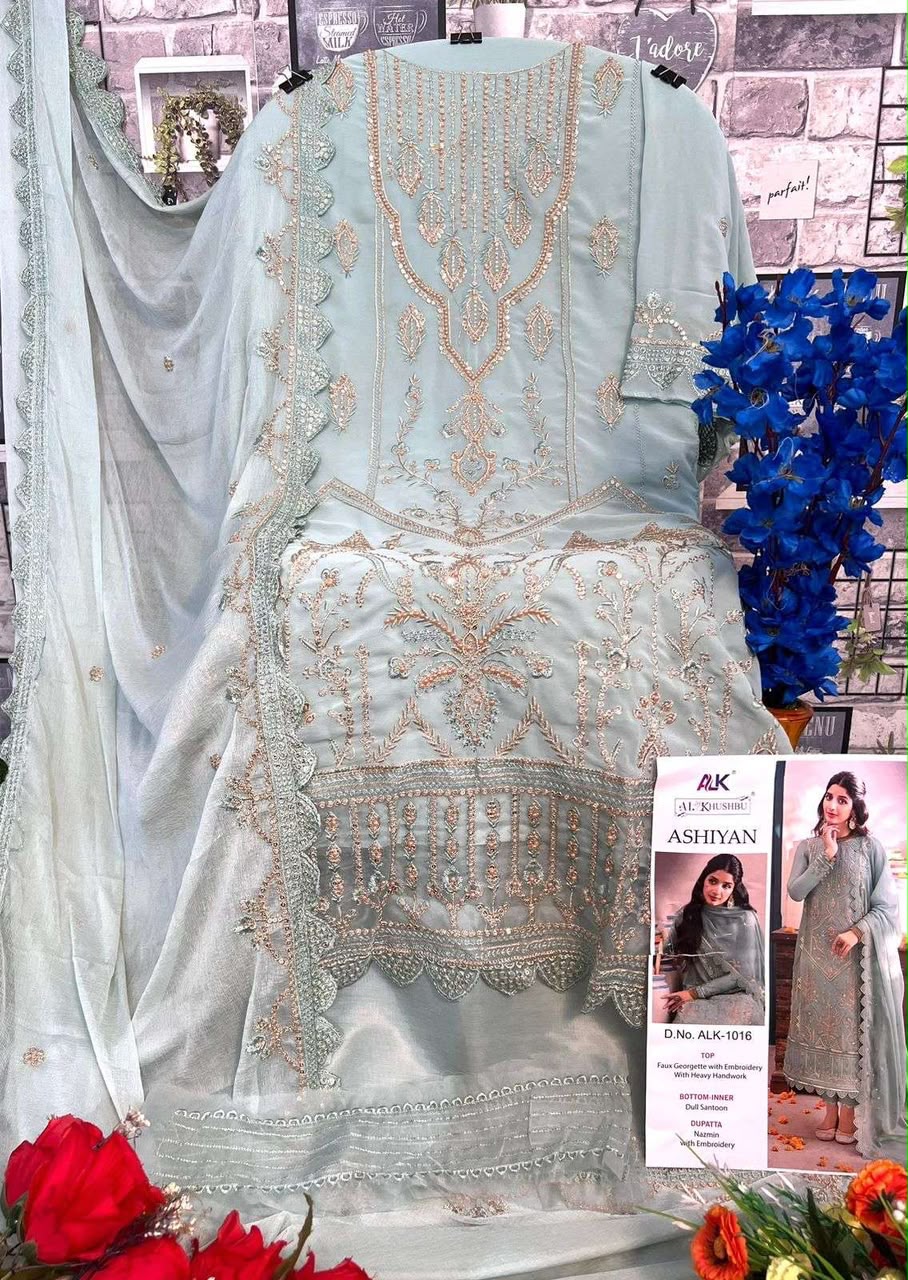 AL KHUSHBU GEORGETTE WHOLESALE OF PAKISTANI SUITS - Image 25