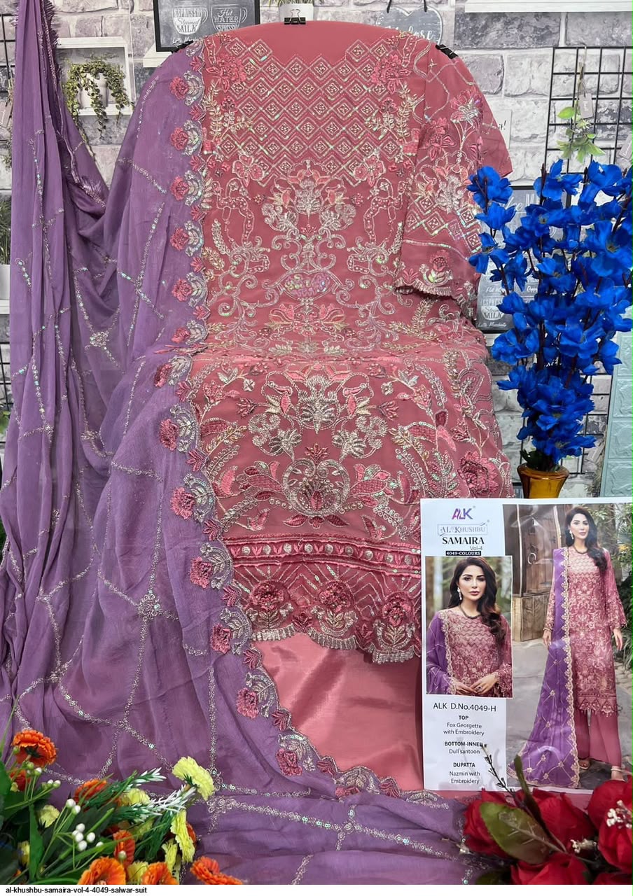 AL KHUSHBU GEORGETTE WHOLESALE OF PAKISTANI SUITS - Image 9