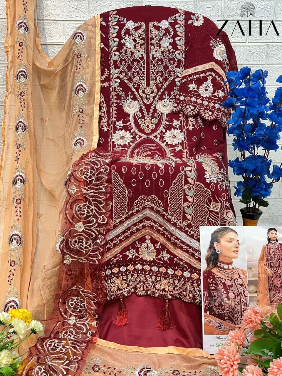 AL KHUSHBU GEORGETTE WHOLESALE OF PAKISTANI SUITS - Image 8