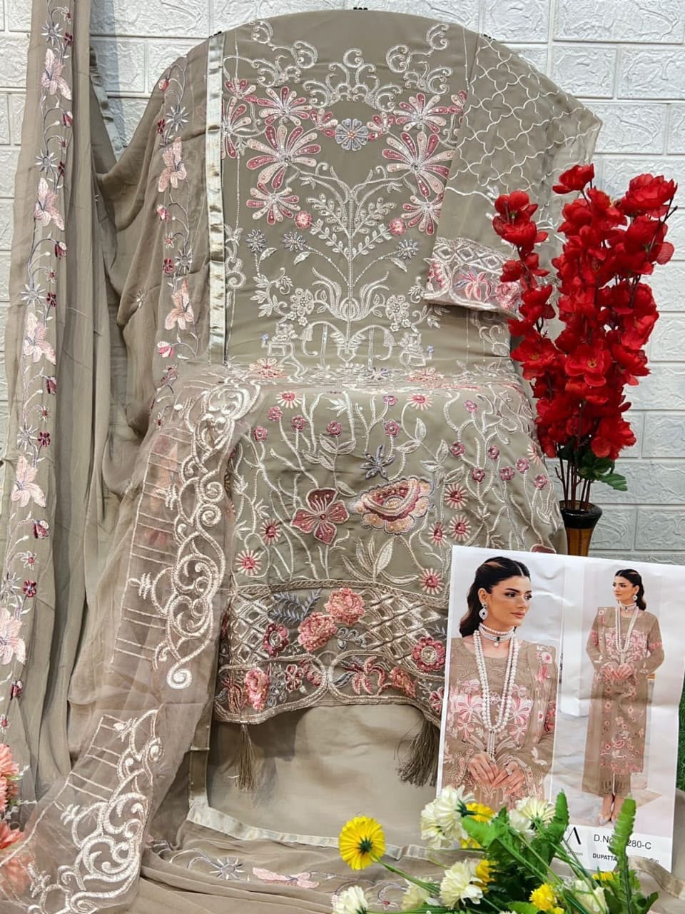 AL KHUSHBU GEORGETTE WHOLESALE OF PAKISTANI SUITS - Image 5