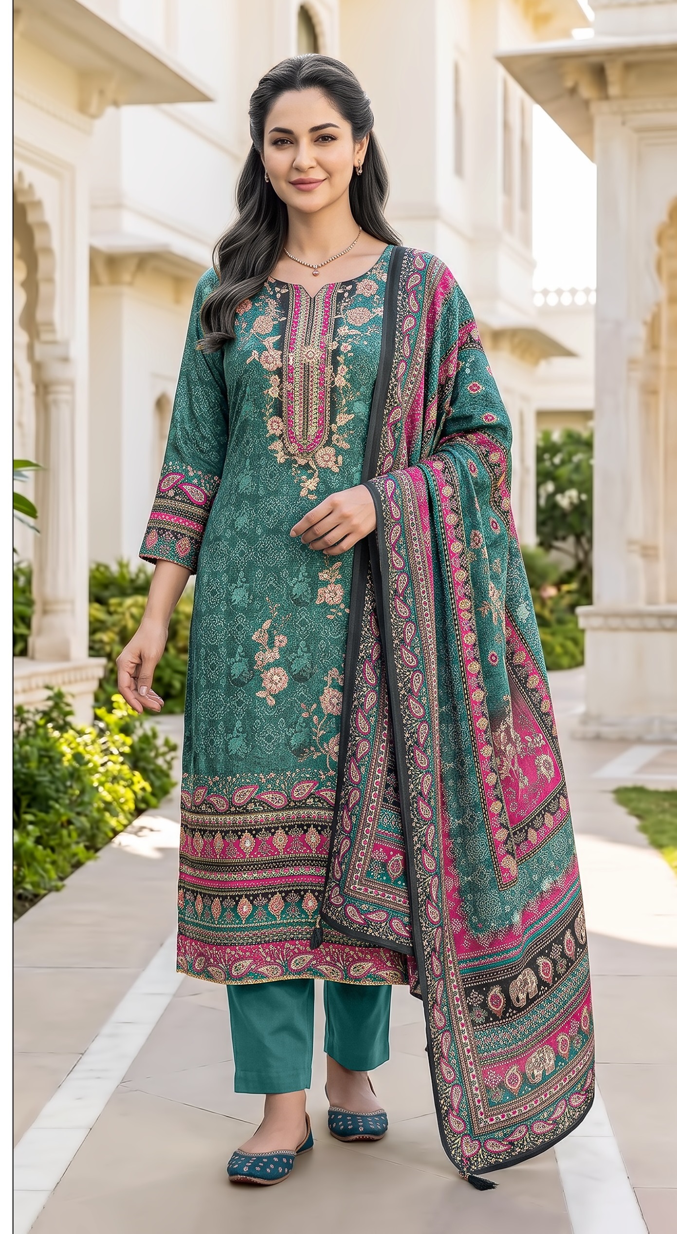 SHREE FABS KT 420 B PAKISTANI SUITS LUXURY COLLECTION (#165980)