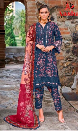 AASHA DESIGNER 1165 B WHOLESALE OF PAKISTANI SUITSAASHA DESIGNER 1165 B WHOLESALE OF PAKISTANI SUITS