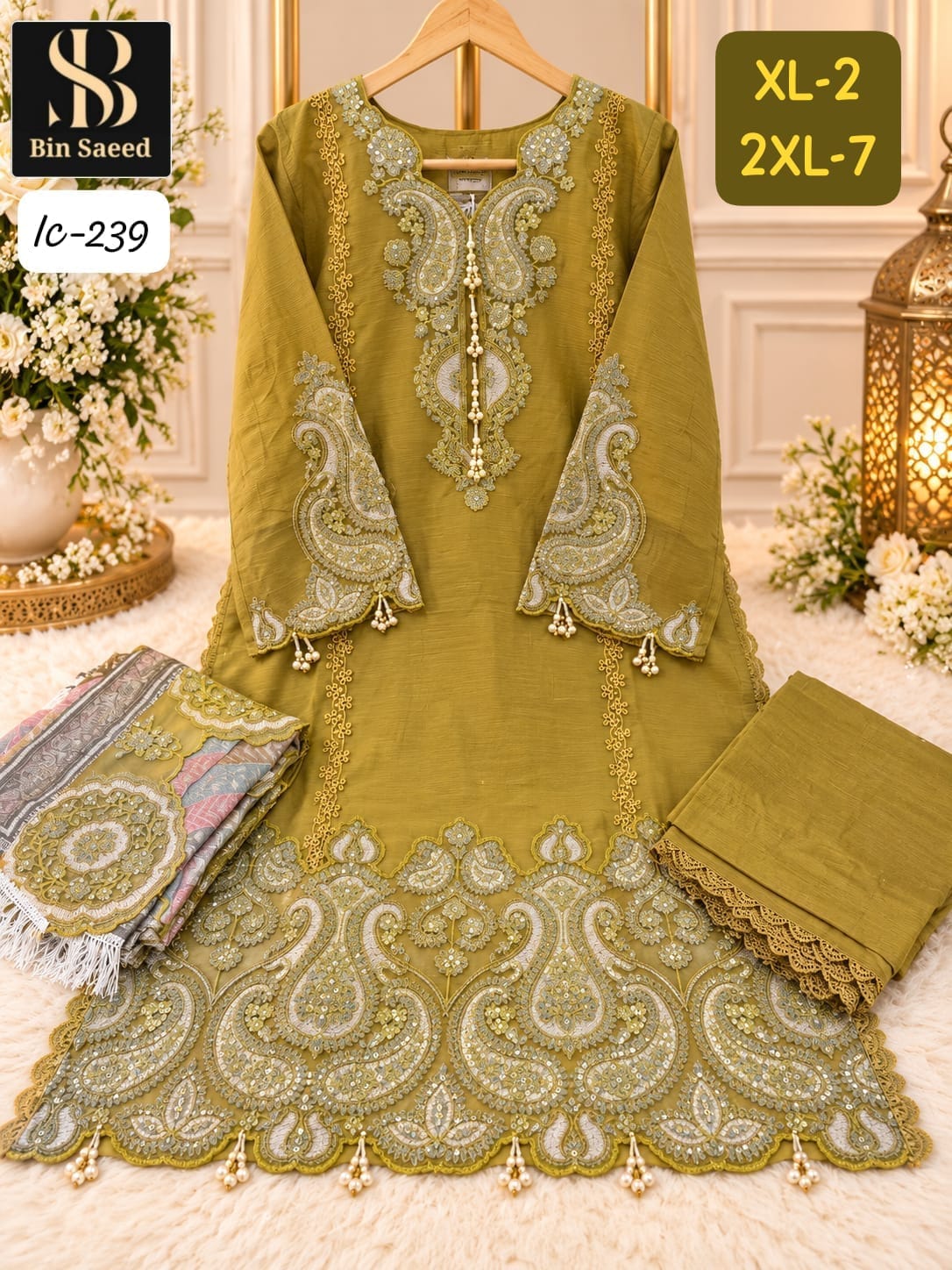 BIN SAEED IC 239 PAKISTANI SUITS ONLINE SHOPPING
