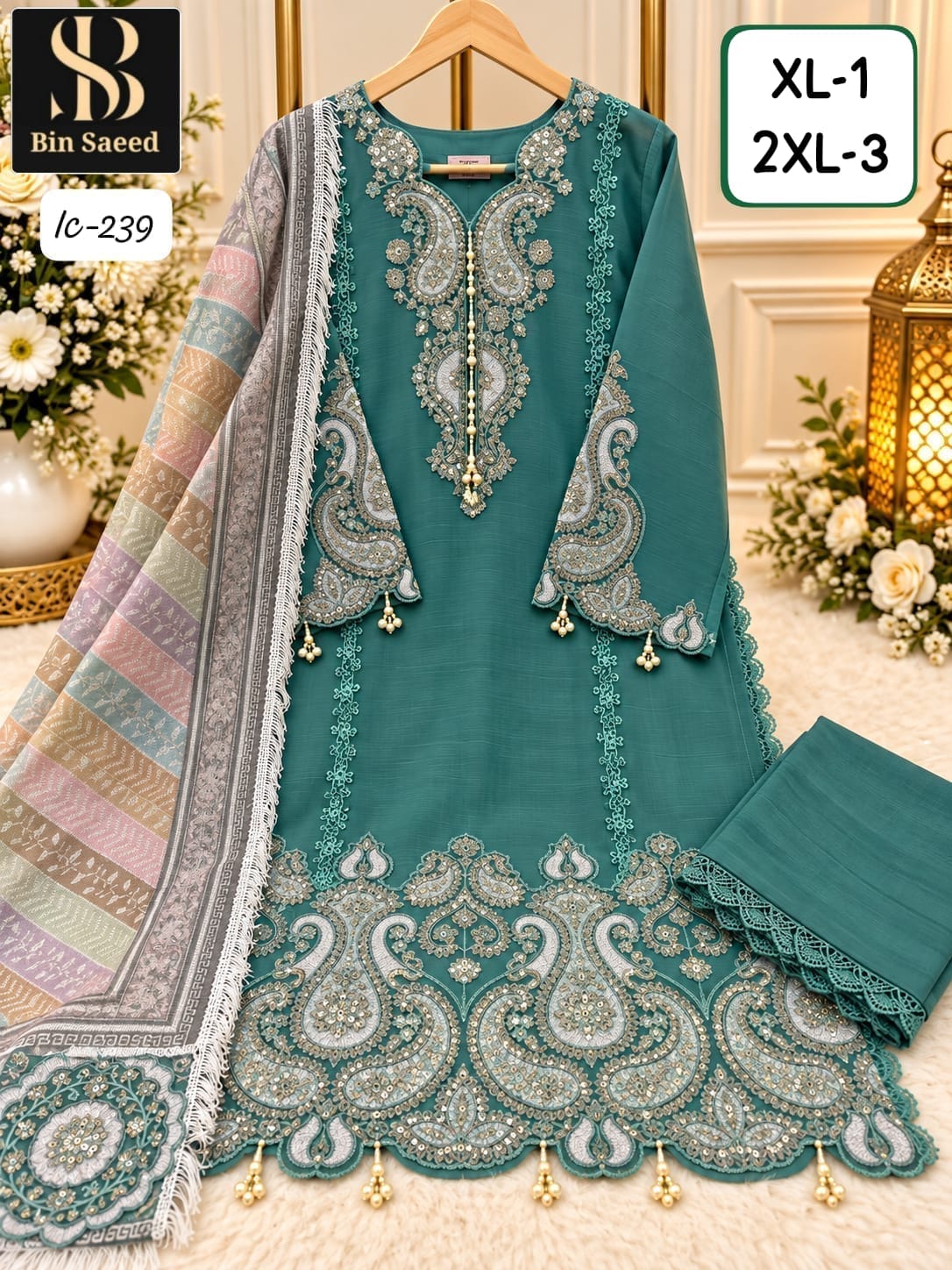 BIN SAEED IC 239 PAKISTANI SUITS ONLINE SHOPPING (#166282)