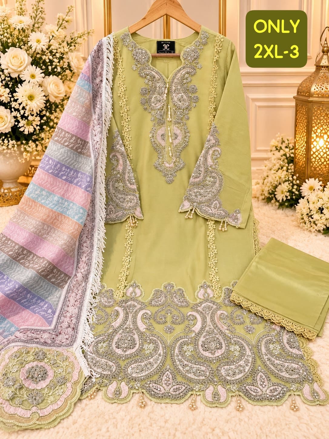 BIN SAEED IC 239 PAKISTANI SUITS ONLINE SHOPPING - Image 3