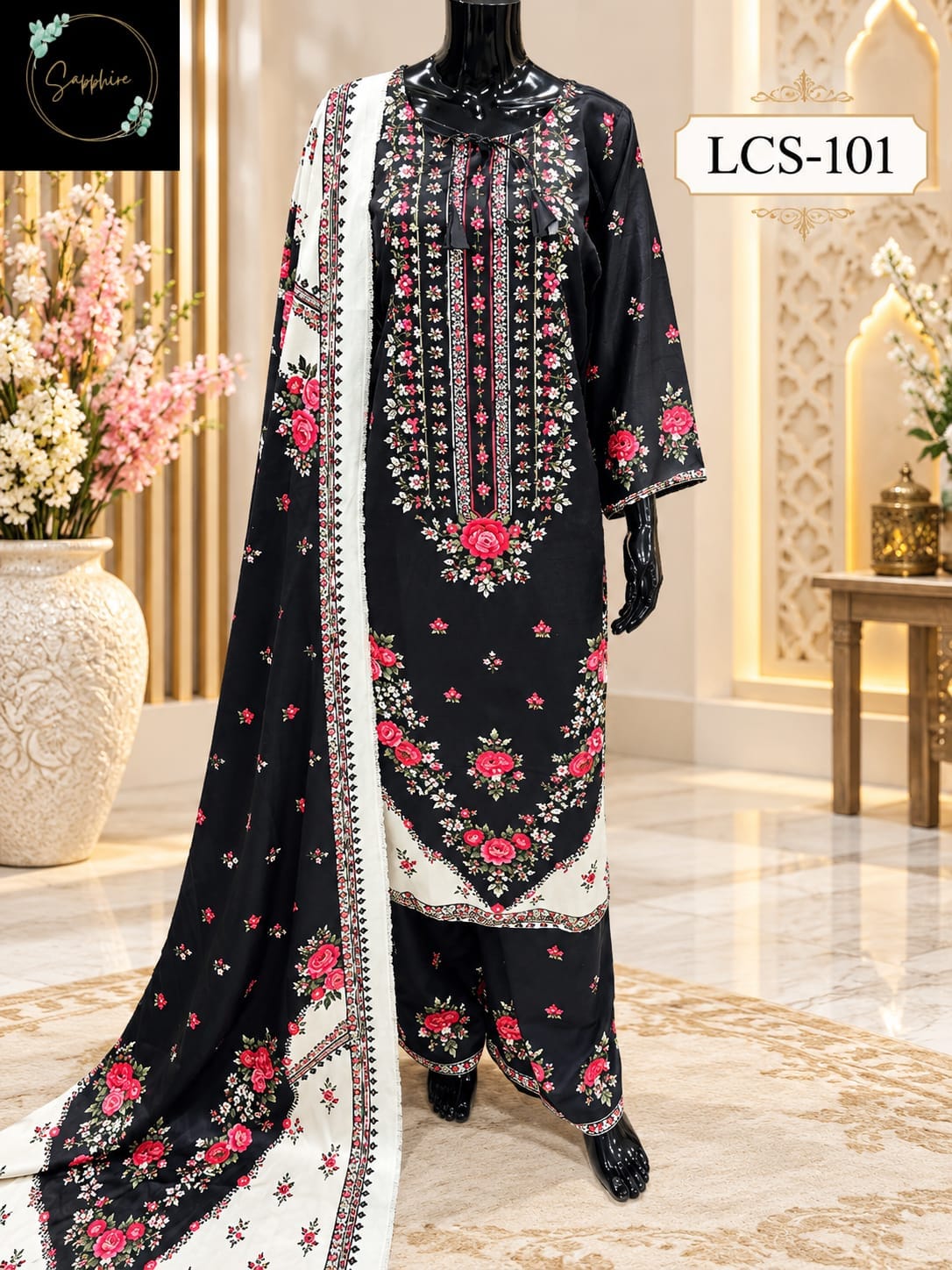 SAPPHIRE LCS 101 LATEST PAKISTANI KURTI ONLINE (#165888)
