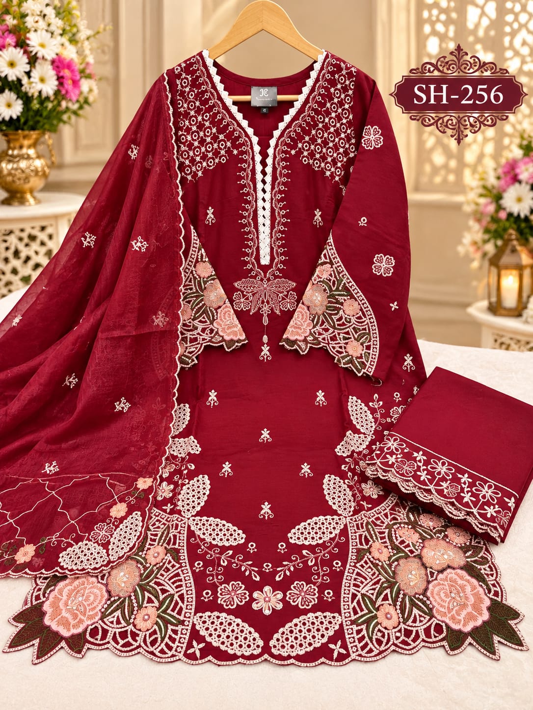 BIN SAEED SH 256 PAKISTANI KURTI SET ONLINE SUPPLIER