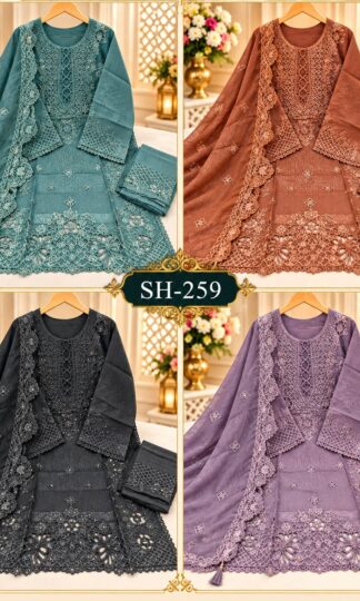 BIN SAEED SH 259 PAKISTANI KURTI IN SINGLE PIECEBIN SAEED SH 259 PAKISTANI KURTI IN SINGLE PIECE