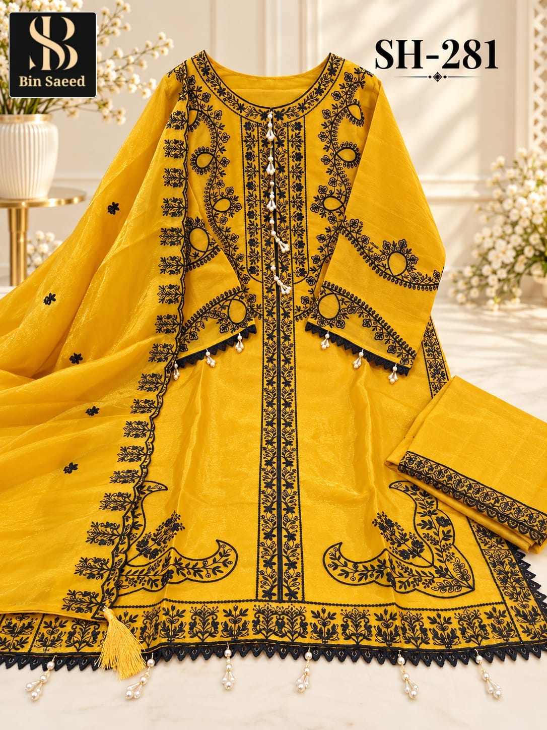 BIN SAEED SH 273 PAKISTANI SUIT ONLINE WHOLESALE - Image 4