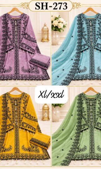BIN SAEED SH 273 PAKISTANI SUIT ONLINE WHOLESALEBIN SAEED SH 273 PAKISTANI SUIT ONLINE WHOLESALE