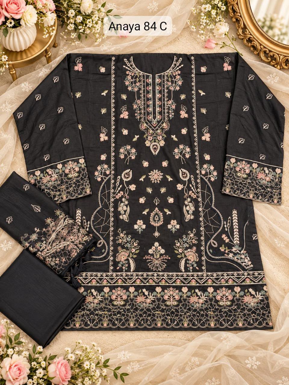 AL AMRA ZF ANAYA LAWN 84 C PARTY WEAR PAKISTANI SUITS ONLINE (#166101)