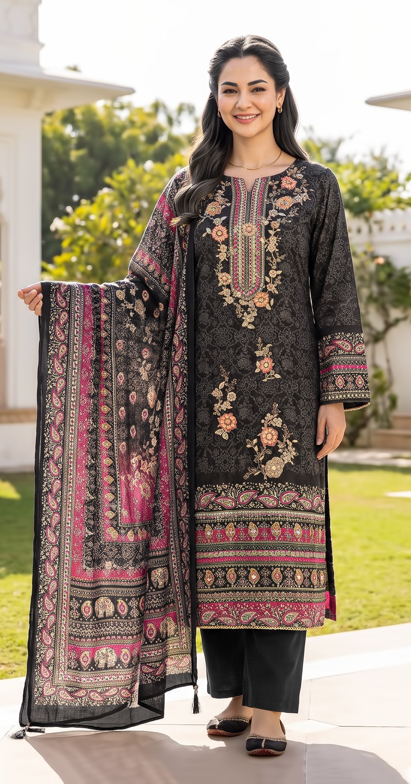 SHREE FABS KT 420 C PAKISTANI SUITS IN SINGLE PIECE (#165981)