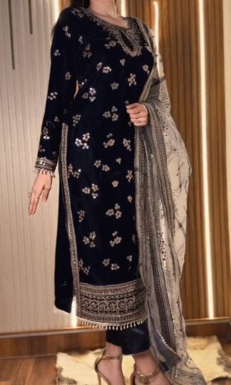 DB 50 WOMEN’S DESIGNER VELVET SALWAR SUIT WHOLESALEDB 50 WOMEN’S DESIGNER VELVET SALWAR SUIT WHOLESALE