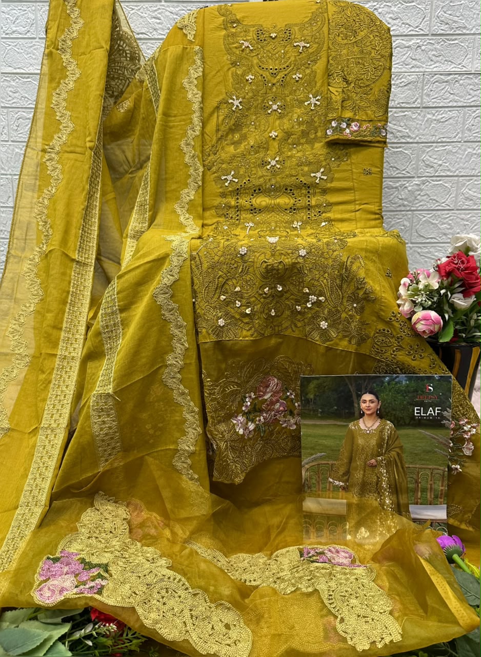 DEEPSY 2221 ELAF PREMIUM 10 LUXURY LAWN PAKISTANI SUITS ONLINE