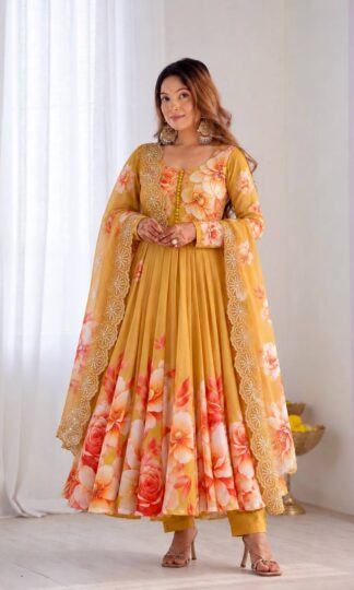 DHK 1407 DESIGNER ANARKALI GOWN WHOLESALE MANUFACTURERDHK 1407 DESIGNER ANARKALI GOWN WHOLESALE MANUFACTURER