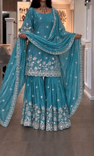 DHK 1409 PAKISTANI SHARARA SUITS ONLINE WHOLESALEDHK 1409 PAKISTANI SHARARA SUITS ONLINE WHOLESALE