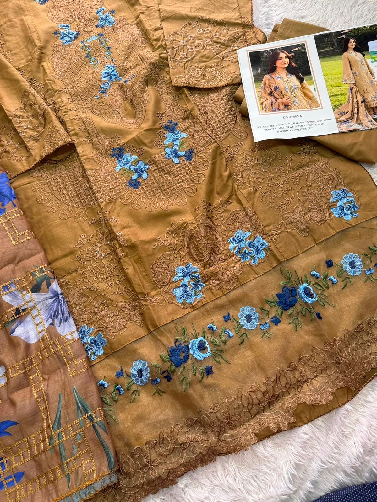 IMROZIA STUDIO 505 A PAKISTANI SUITS ONLINE SHOPPING - Image 2
