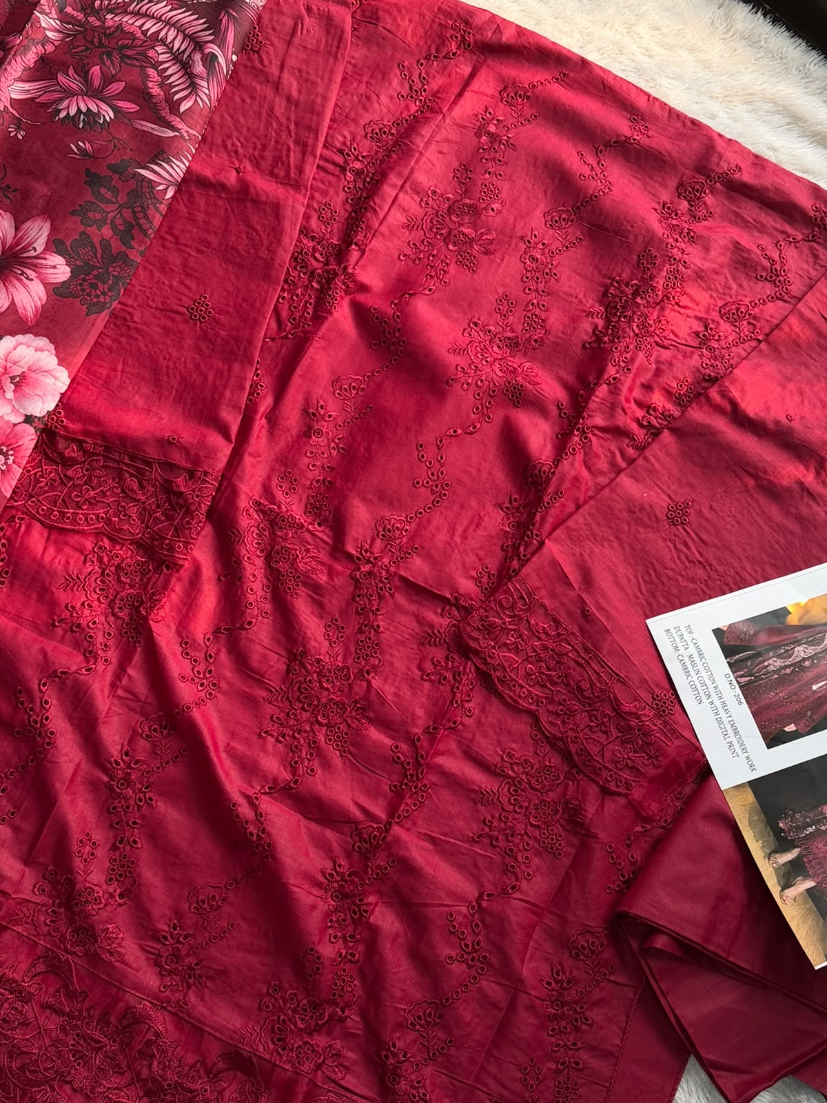 JOHRA TEX JT 206 PAKISTANI SUITS IN SINGLE PIECE - Image 2