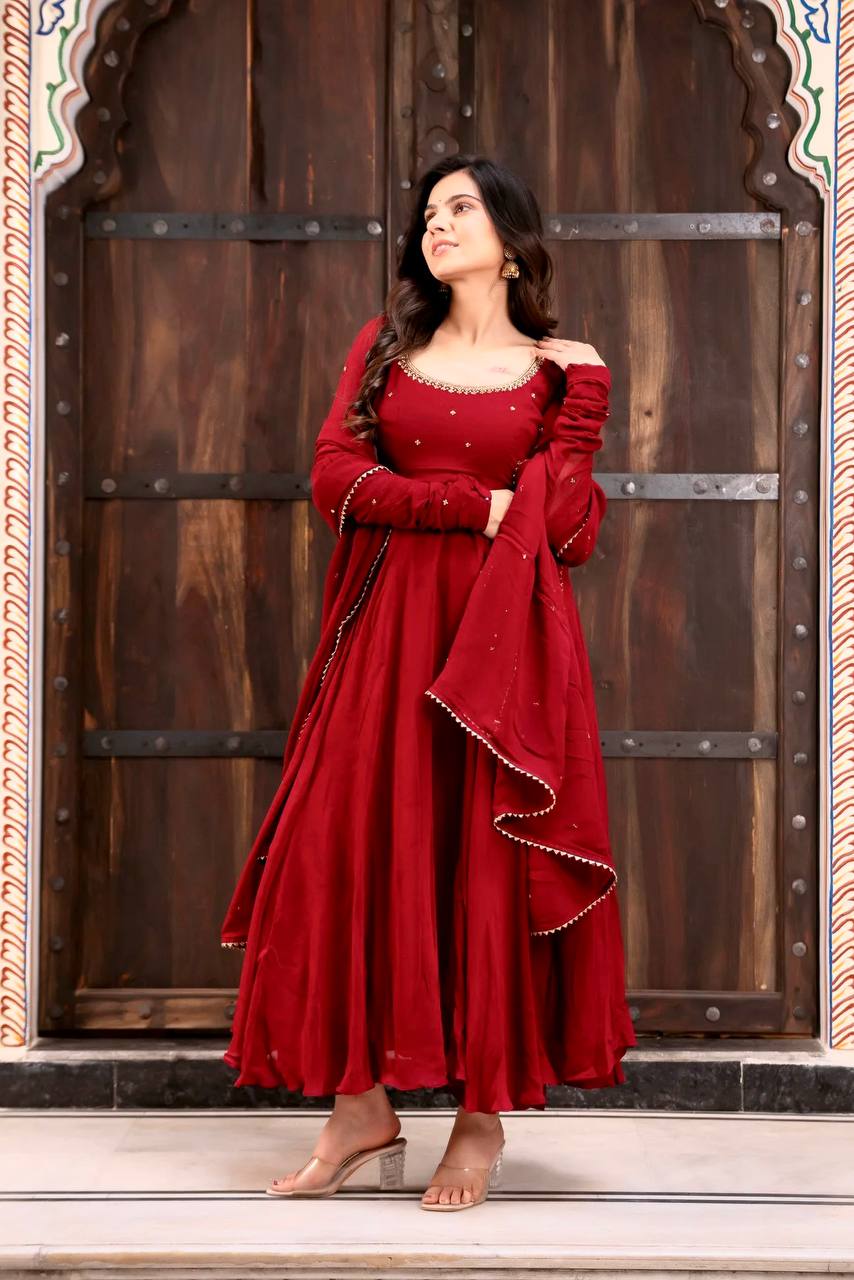 KD 1653 DESIGNER ANARKALI GOWN ONLINE SUPPLIER (#164950)