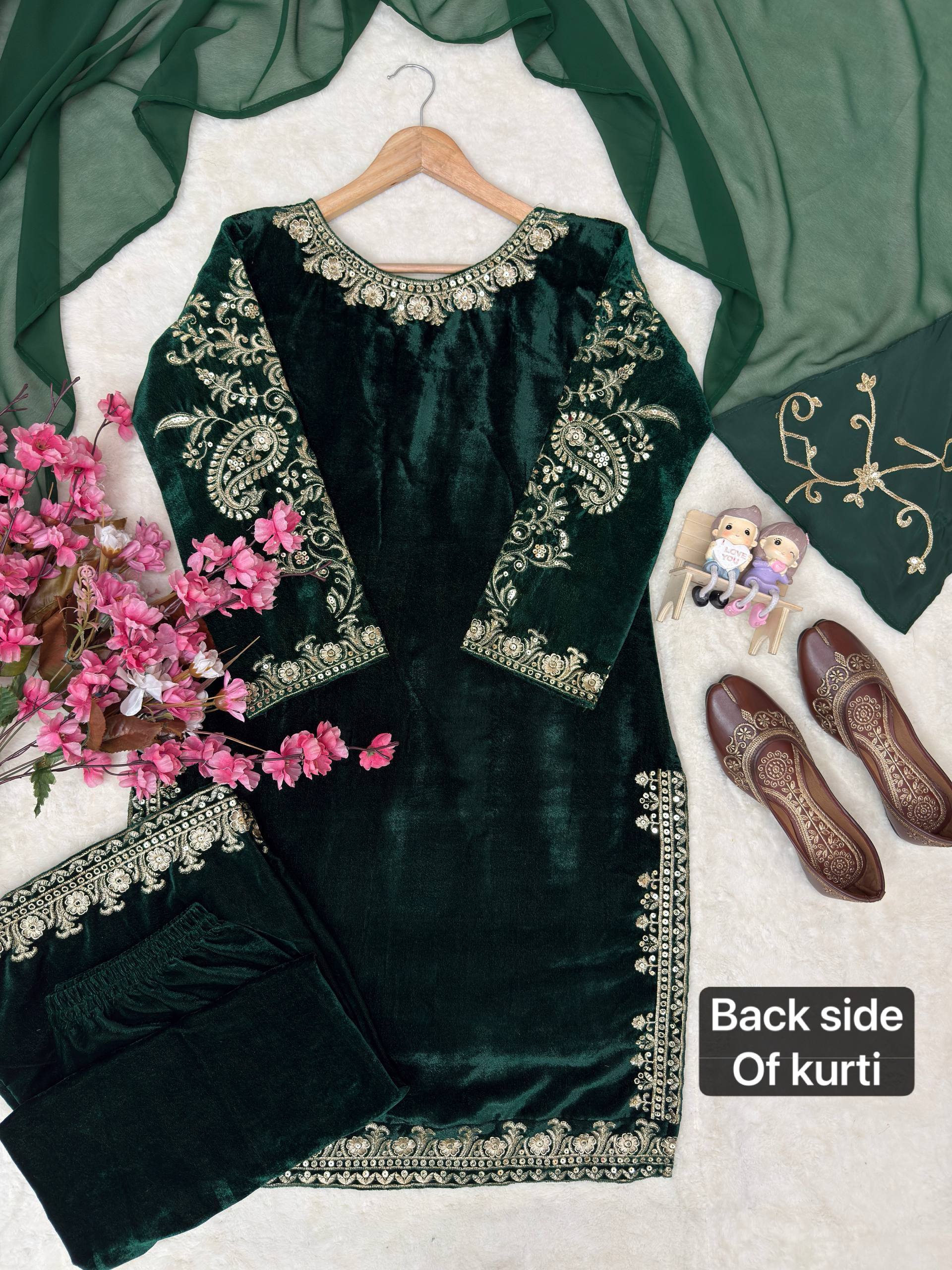 LC 1516 PAKISTANI VELVET SHARARA SUIT ONLINE COLLECTION