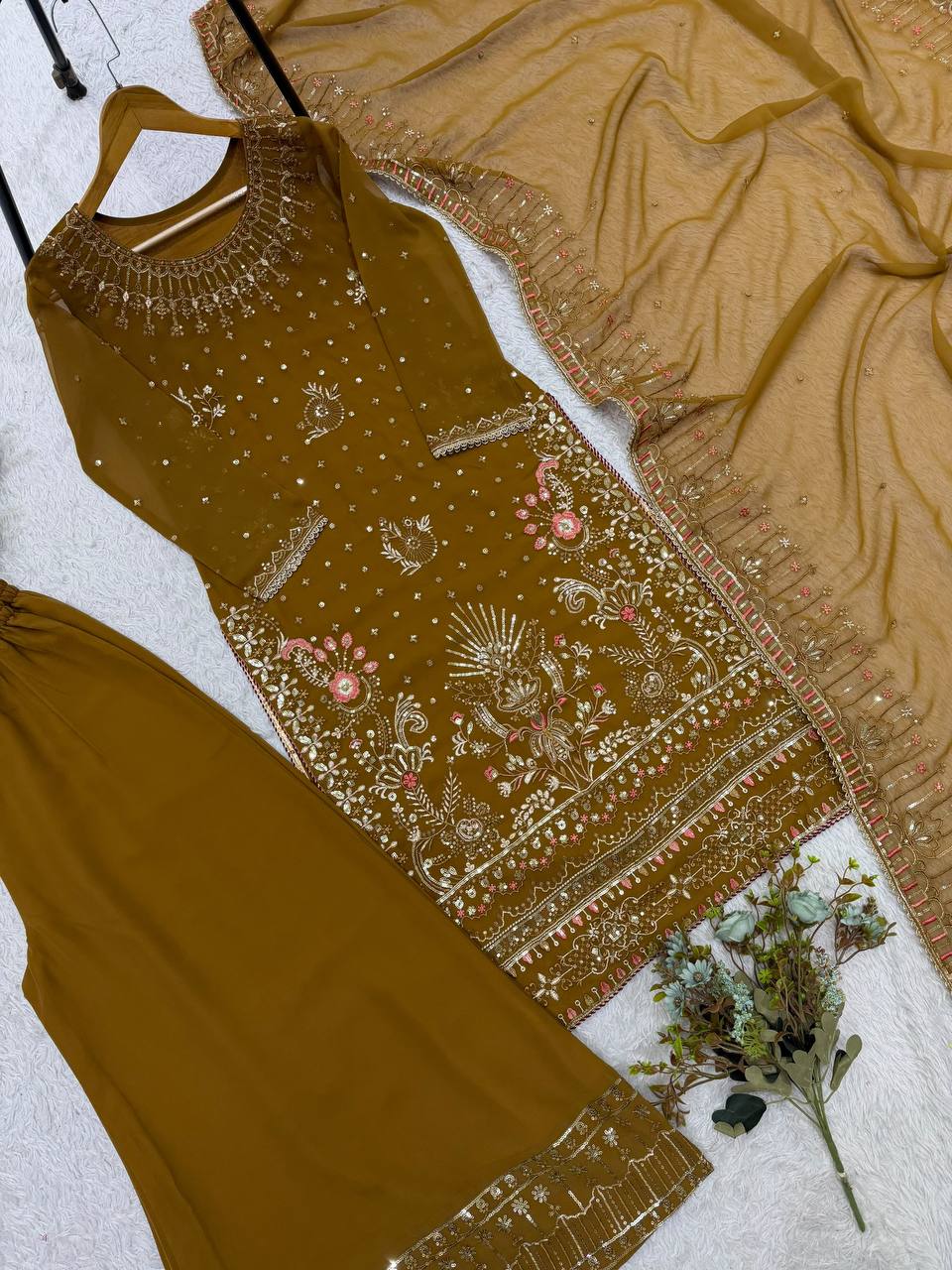 LG 2159 PAKISTANI SHARARA SUITS WHOLESALE SUPPLIER - Image 4