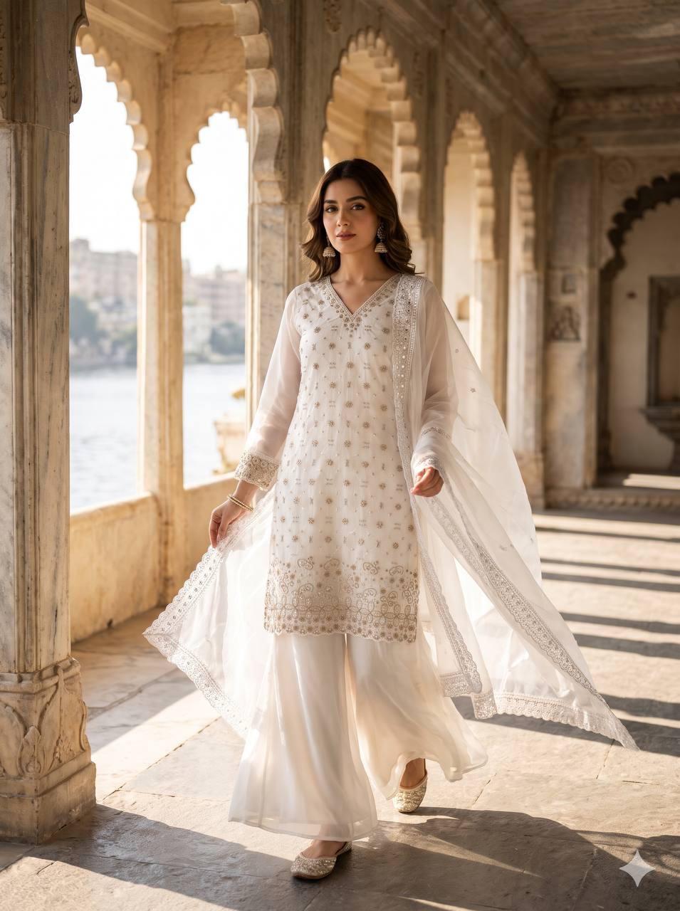 LM 23 PAKISTANI DESIGNER SHARARA SUIT ONLINE WHOLESALE (#166110)